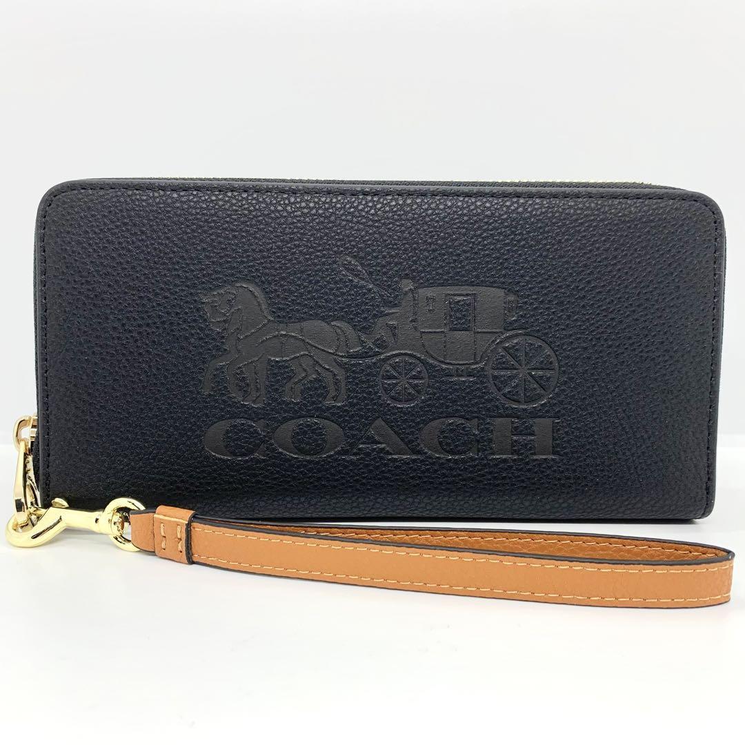 COACHアウトレット 長財布 ロング ウォレット ホース アンド キャリッジ_画像2