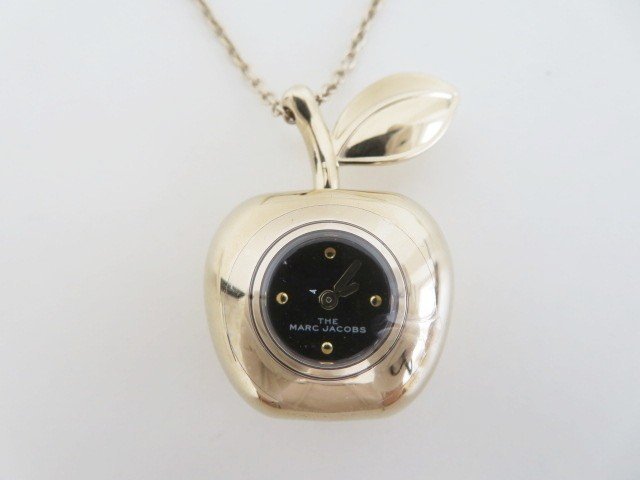 K12 MARC JACOBS マークジェイコブス THE APPLE PENDANT アップルペンダント ペンダントウォッチ ゴールド_画像1