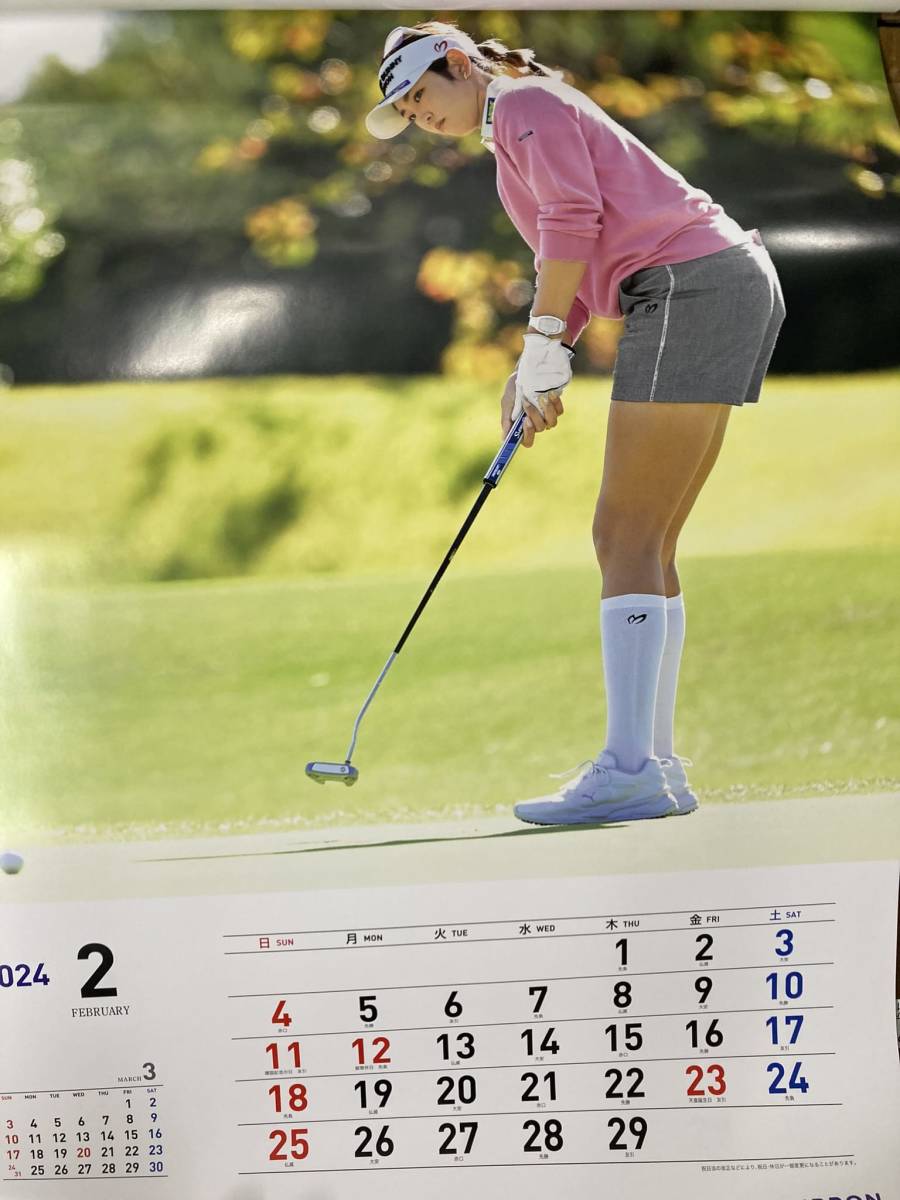 原英莉花 2024カレンダー 壁掛け 日本通運 CALENDAR_画像3