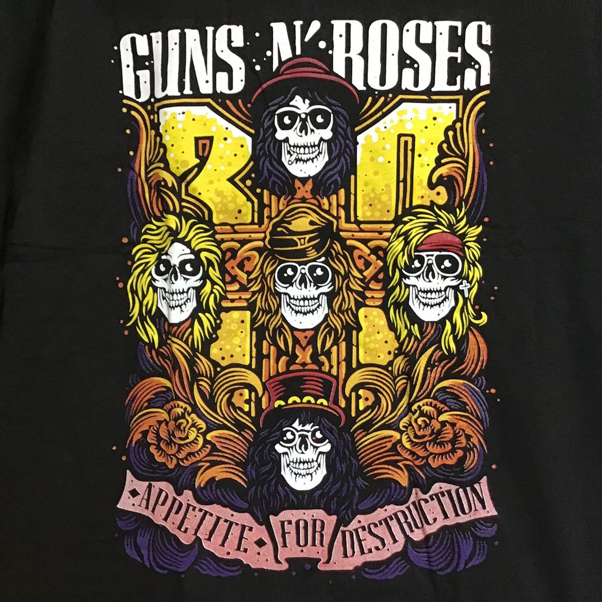 ガンズアンドローゼズ ロングTシャツ　Lサイズ　長袖　ロンT ガンズ・アンド・ローゼズ（Guns N' Roses/略称GN'R）_画像2