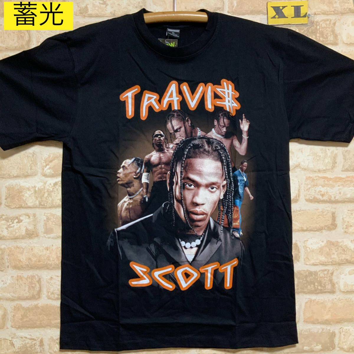 トラヴィススコット　Tシャツ　XLサイズ　蓄光　トラヴィス・スコット　Travis Scott_画像1