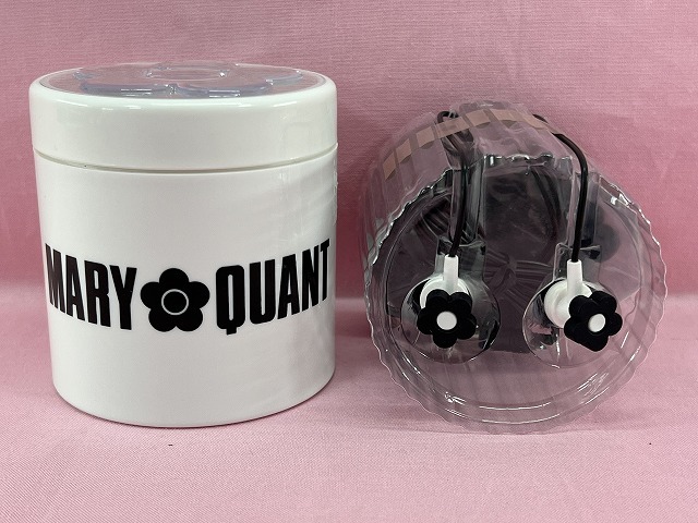 1206★☆未使用　MARY QUANT　マリークワント　イヤホン　ノベルティー　マリクワ　現状品☆★_画像1