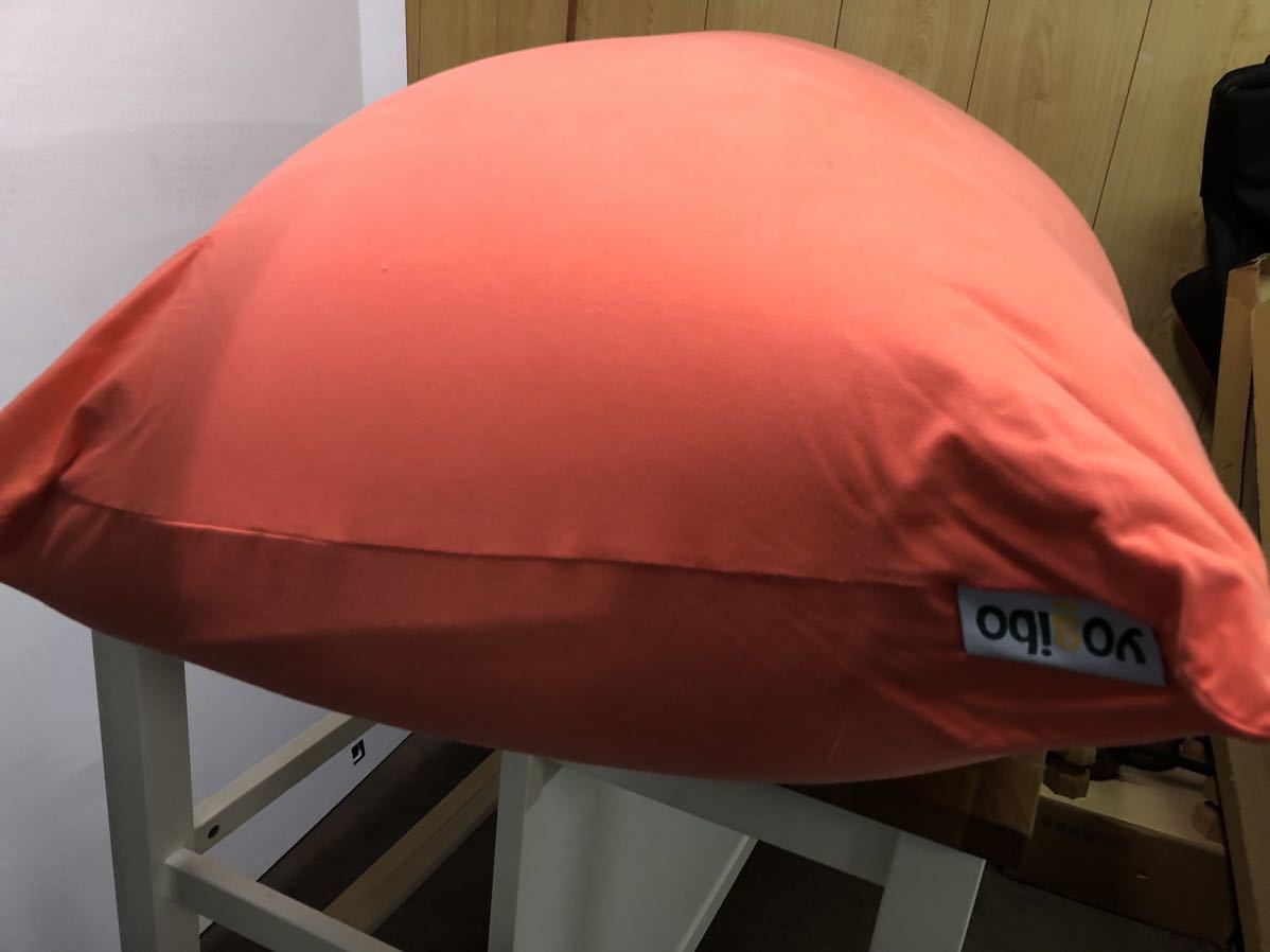 Yogibo MAX ヨギボーマックス オレンジ　ビーズソファ 椅子 ベッド クッション　三重県津市_画像6
