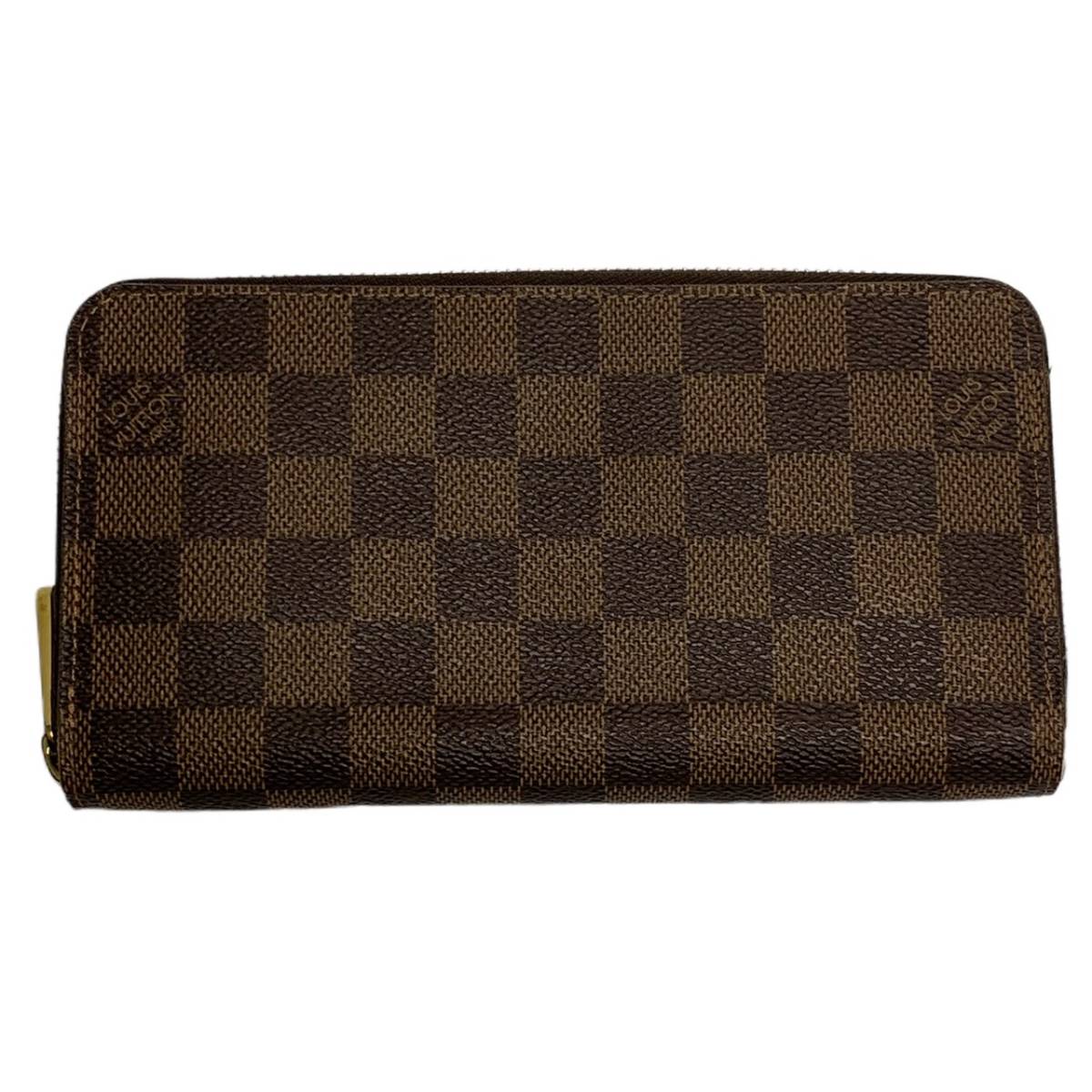 ルイヴィトン ダミエ ジッピーウォレット N60046 ローズバレリーヌ ラウンドファスナー 長財布 LOUIS VUITTON_画像2