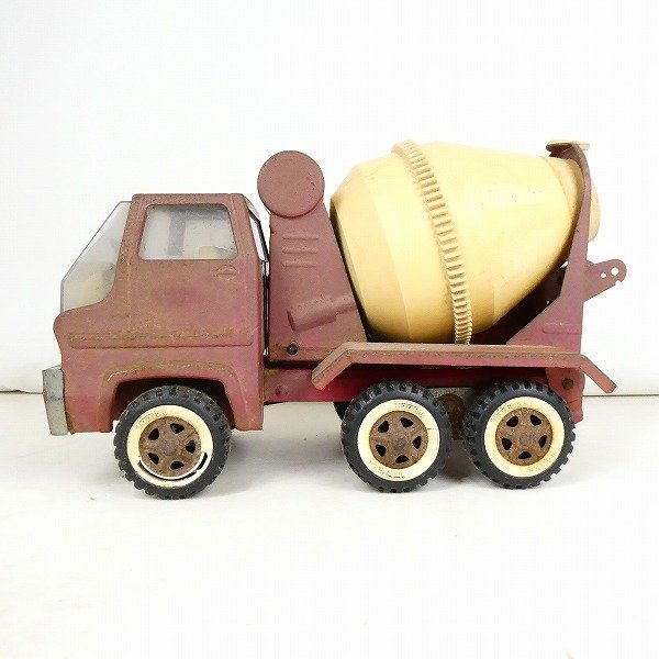 当時物 ブリキ おもちゃ ミキサー車 Tonka トンカ トラック 模型 自動車 全長約35cm 昭和レトロ コレクション品■ME033s■_画像3
