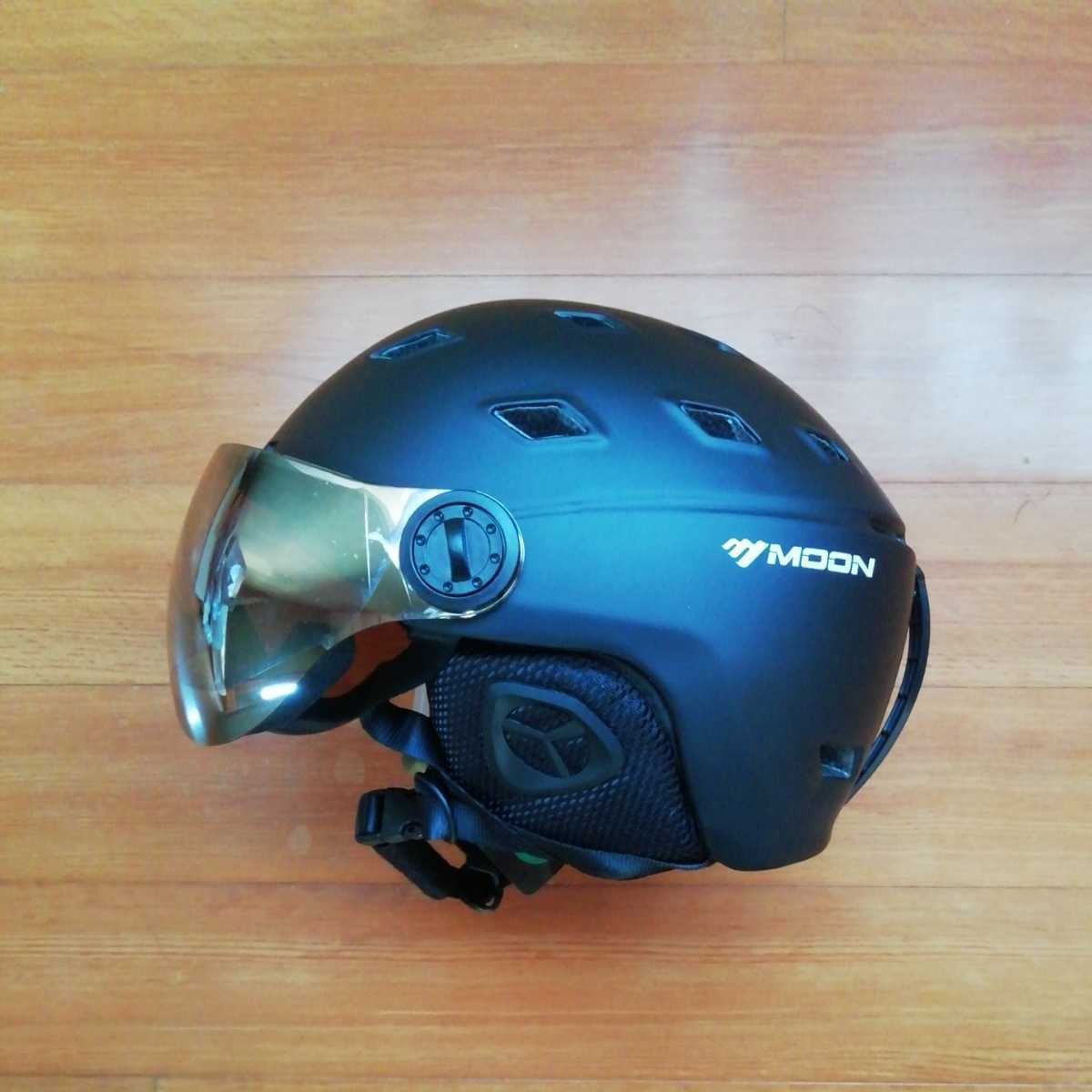 新品未使用 バイザー ヘルメット サイズ L（58cm～61cm）カラー マットブラック スノーボードヘルメット スキーヘルメット ゴーグル _画像5
