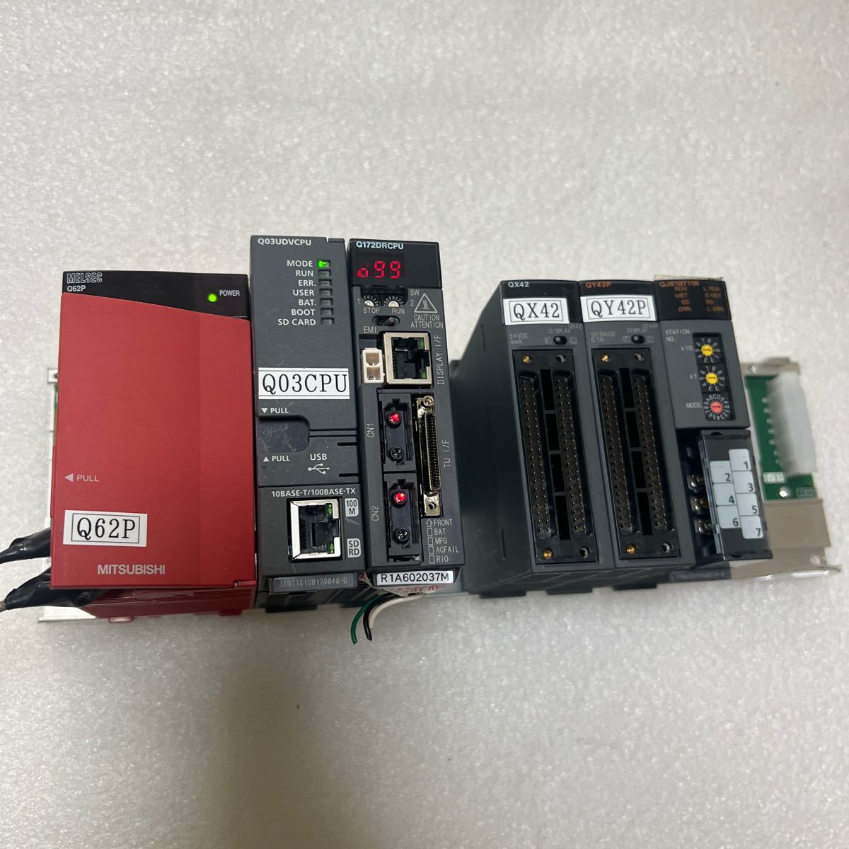 三菱電機 PLC シーケンサー　Q03UDVCPU Q172DRCPU