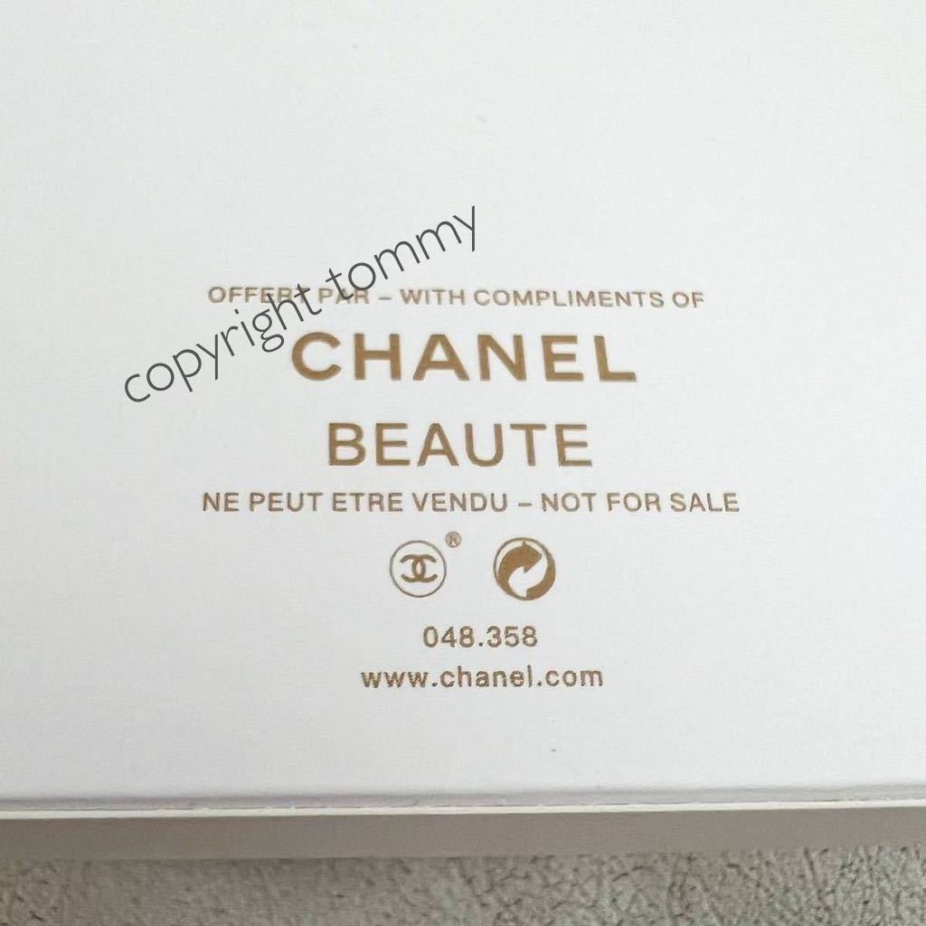 シャネル CHANEL 限定 ストラップ ポーチ チェーン ラメ ノベルティ ブラック 化粧ポーチ ロゴ 黒 ショルダー 2way 箱付き_画像8