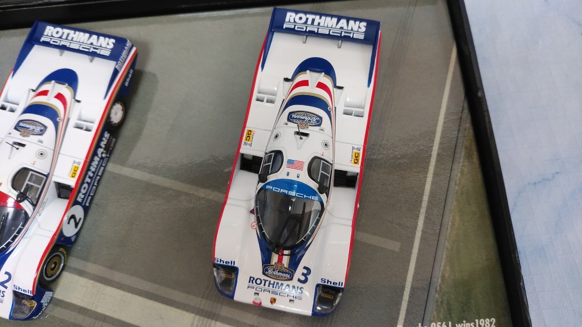 MINICHAMPS PORSCHE 956 L wins 1982 24h Le Mans 1-2-3 Car Set ミニチャンプス　ポルシェ　ル・マン　5,832pcs 限定　ミニカーセット_画像4