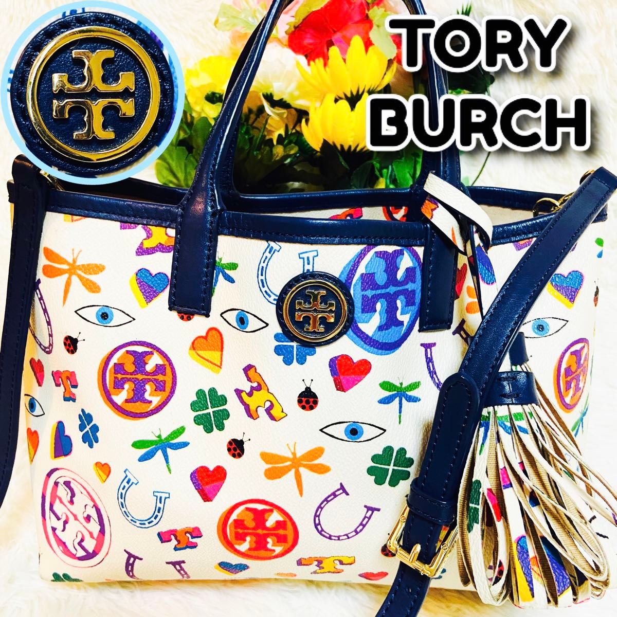 定価9万 2way TORY BURCH トリーバーチ ショルダーバッグ トート 定価9万 2way TORY BURCH トリーバーチ ショルダーバッグ トート