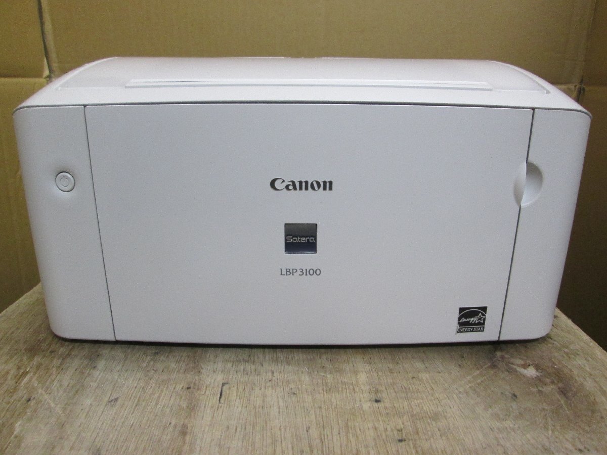 ◎中古レーザープリンタ【Canon LBP3100】トナーなし◎2312061_画像1