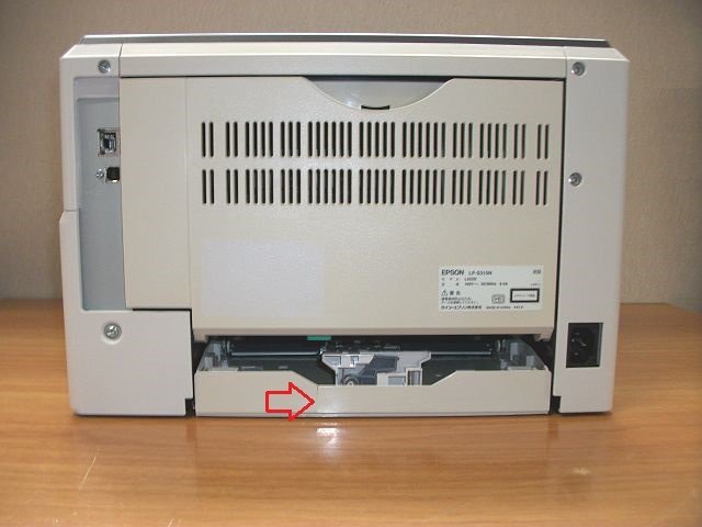 ● 中古レーザープリンタ / EPSON LP-S310N / 自動両面印刷対応 /トナー・メンテナンスユニットなし ●_画像2