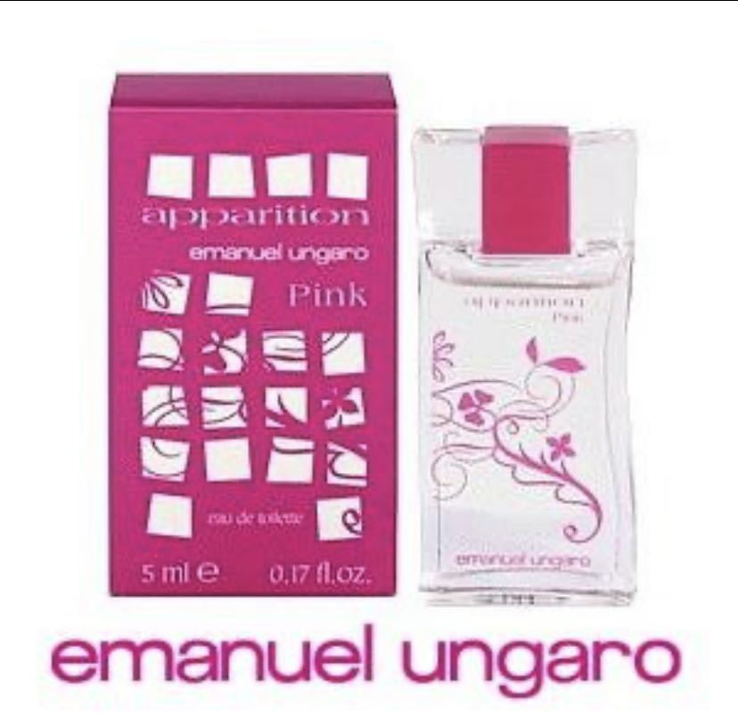 emanyu L Ungaro perfume emanyu L Ungaro apala Zion pink Mini perfume EDTBT 5ml APPARITION PINK EMANUEL UNGARO