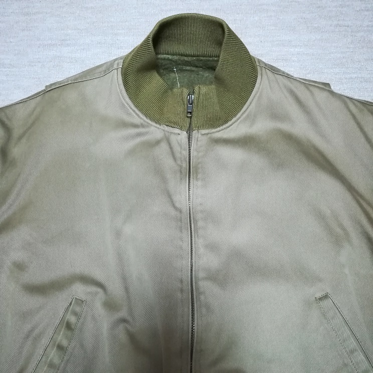 タンカースジャケット LL-3L XL-XXL 42-44 WW2 ミリタリー 米軍 フライトジャケット TANK SLASH POCKET ウィンターコンバットジャケット _画像3