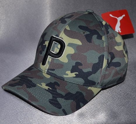 新品 プーマ ゴルフ puma キャップ OSFA(56～59cm)　 Camo P110 スナップバック カモフラージュ 迷彩_画像1