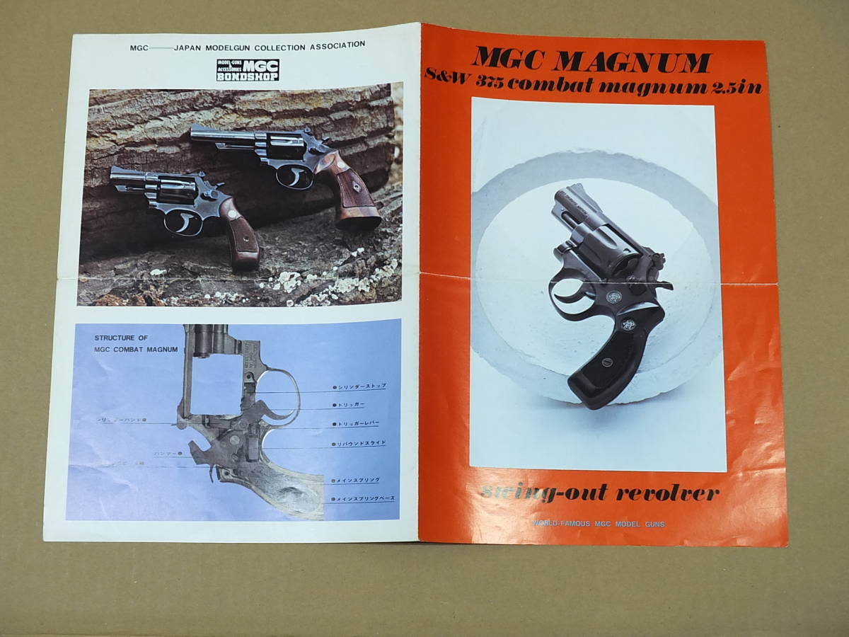 MGC　S＆W　375　コンバットマグナム　2.5ｉｎ　カタログ　中古_画像2