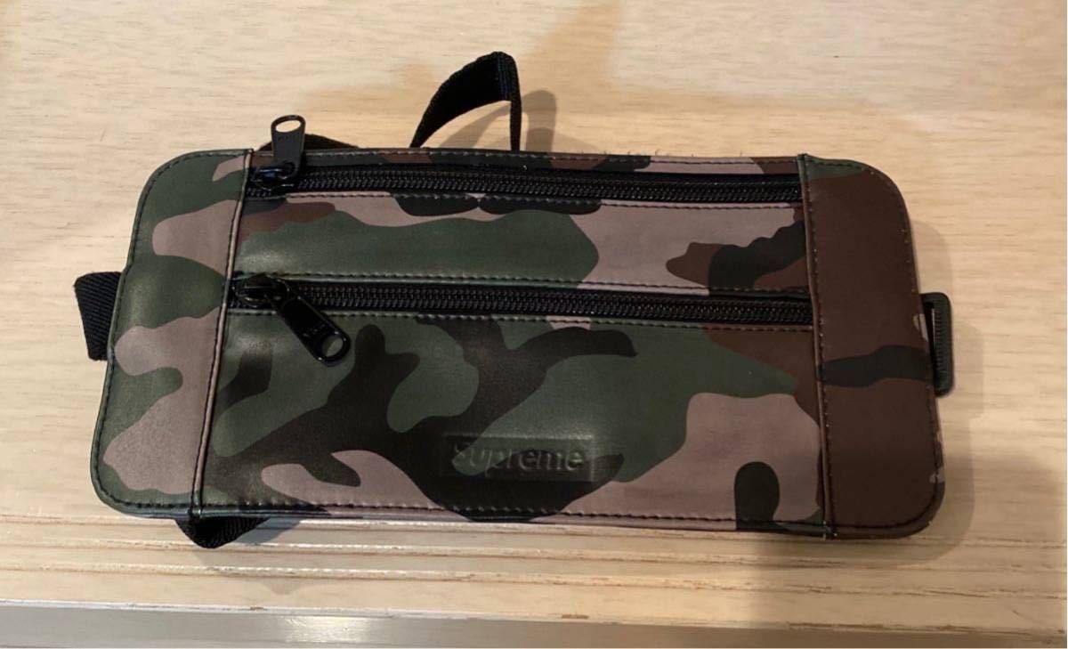 1円スタート 新品 19ss Supreme Leather Waist Shoulder Pouch Camo シュプリーム レザー ウエストバッグ ショルダーポーチ_画像2