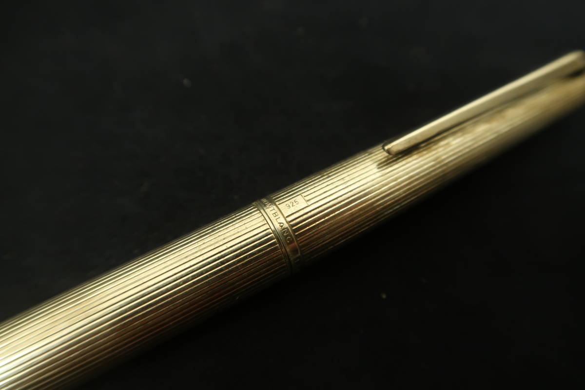 中古 文房具 (8) MONTBLANC モンブラン 万年筆 シルバー925 1266 ペン先750 マイスターシュテック No.72 2本セット ジャンク扱い_画像2