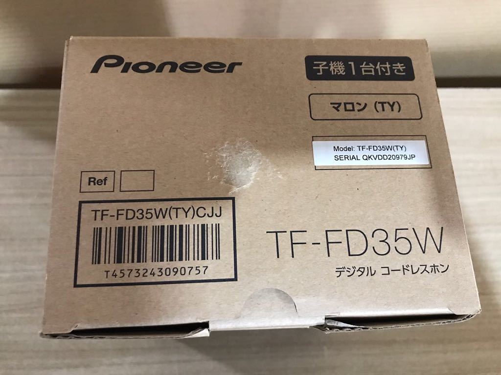 12K【中古】Pioneer コードレス留守番電話機　TF-FD35W_画像8