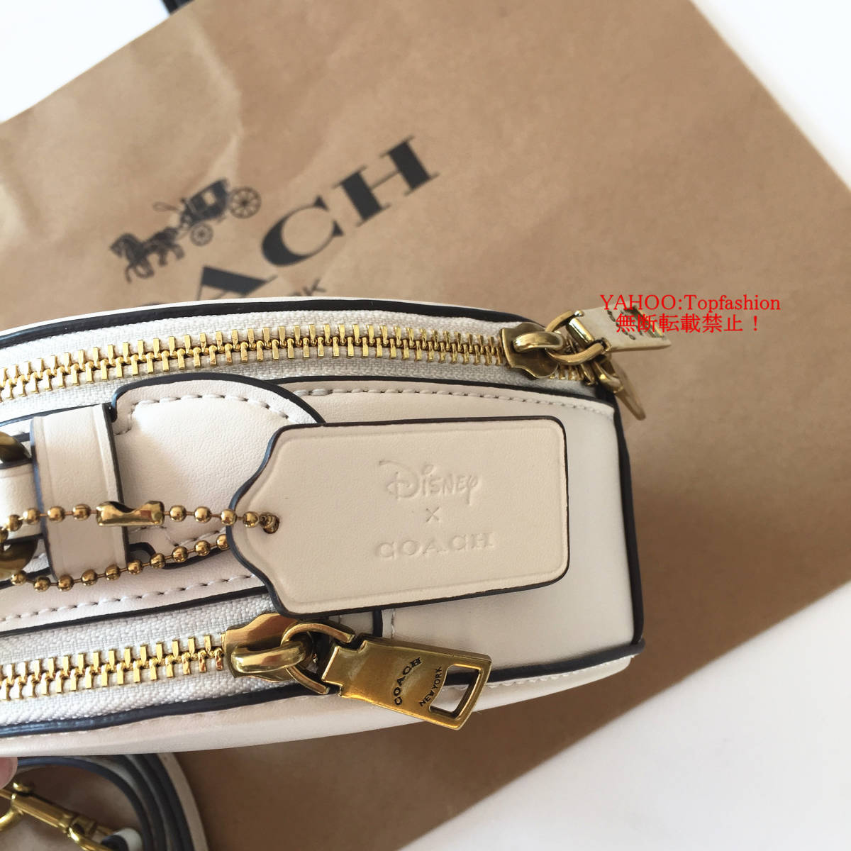 ☆新品☆コーチ/COACH バッグ CM856 COACH X DISNEY ミッキーキャンティーン クロスボディー ショルダーバッグ レディース アウトレット品 _画像6