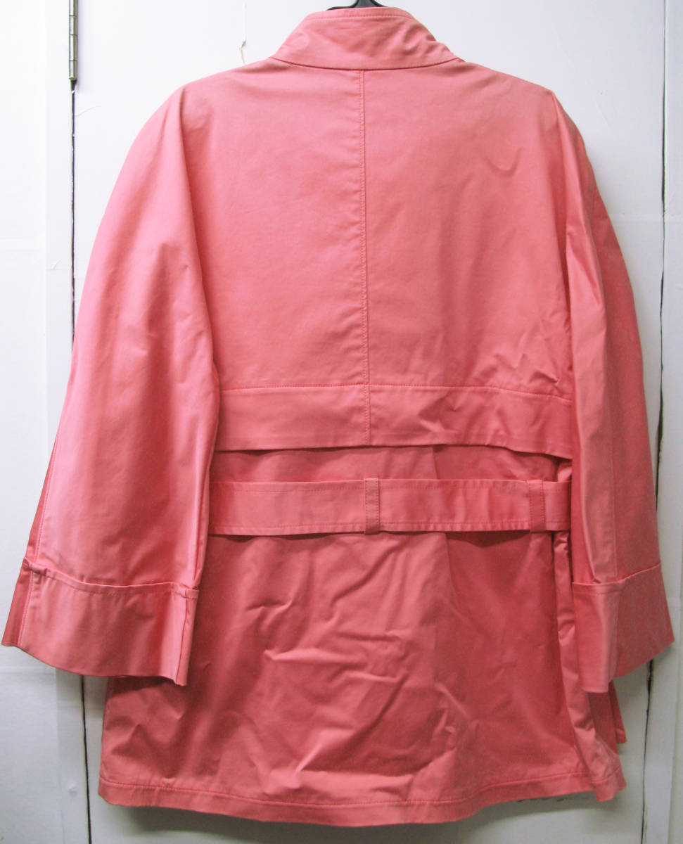 LOVE MOSCHINO SHORT COAT PINK 42 MADE IN ITARY （ モスキーノ コート 正規品 ピンク 金ボタン 未使用 展示品 42 イタリー製_画像5