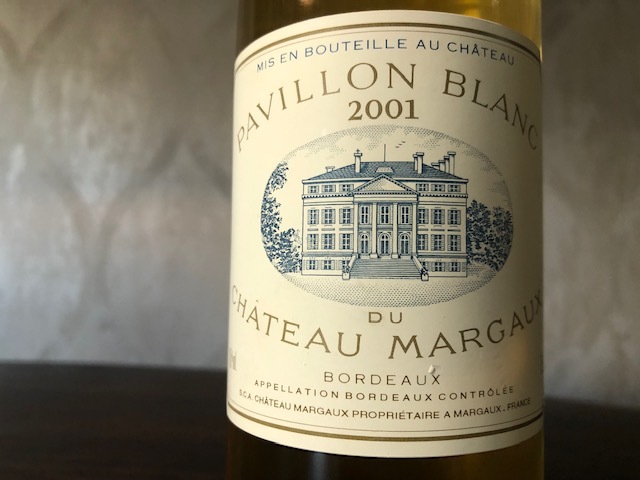 2001 PAVILLON BLANC DU CHATEAU MARGAUX パヴィヨン ブラン デュ シャトー マルゴー 白ワイン ボルドー フランス パーカー 94 750ml 14.5%_画像2