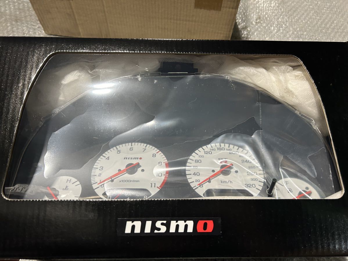 新品 ニスモ NISMO コンビネーションメーター 限定復刻品 BNR34 GT-R ホワイト 24810-RSR46-WH_画像2