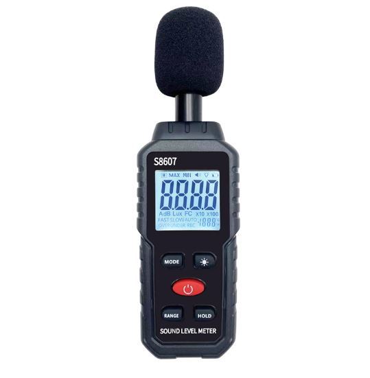 送料無料 未使用品 デジタル騒音計 サウンドレベルメーター デシベルモニター ノイズ 30-130db S8607の画像5