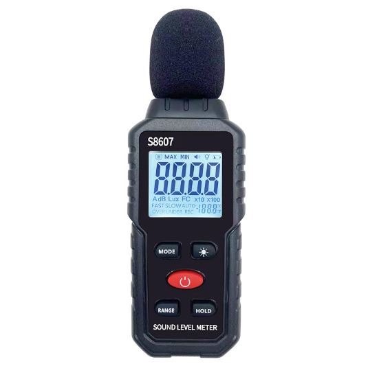 送料無料 未使用品 デジタル騒音計 サウンドレベルメーター デシベルモニター ノイズ 30-130db S8607の画像1