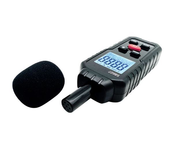 送料無料 未使用品 デジタル騒音計 サウンドレベルメーター デシベルモニター ノイズ 30-130db S8607の画像2