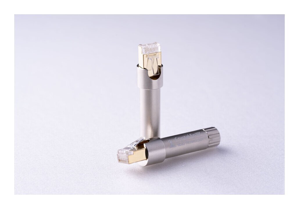 ★KOJO TECHNOLOGY Crystal EpL×2 (2個セット) LANプラグ プラグ型 仮想アース 光城精工★新品送料込
