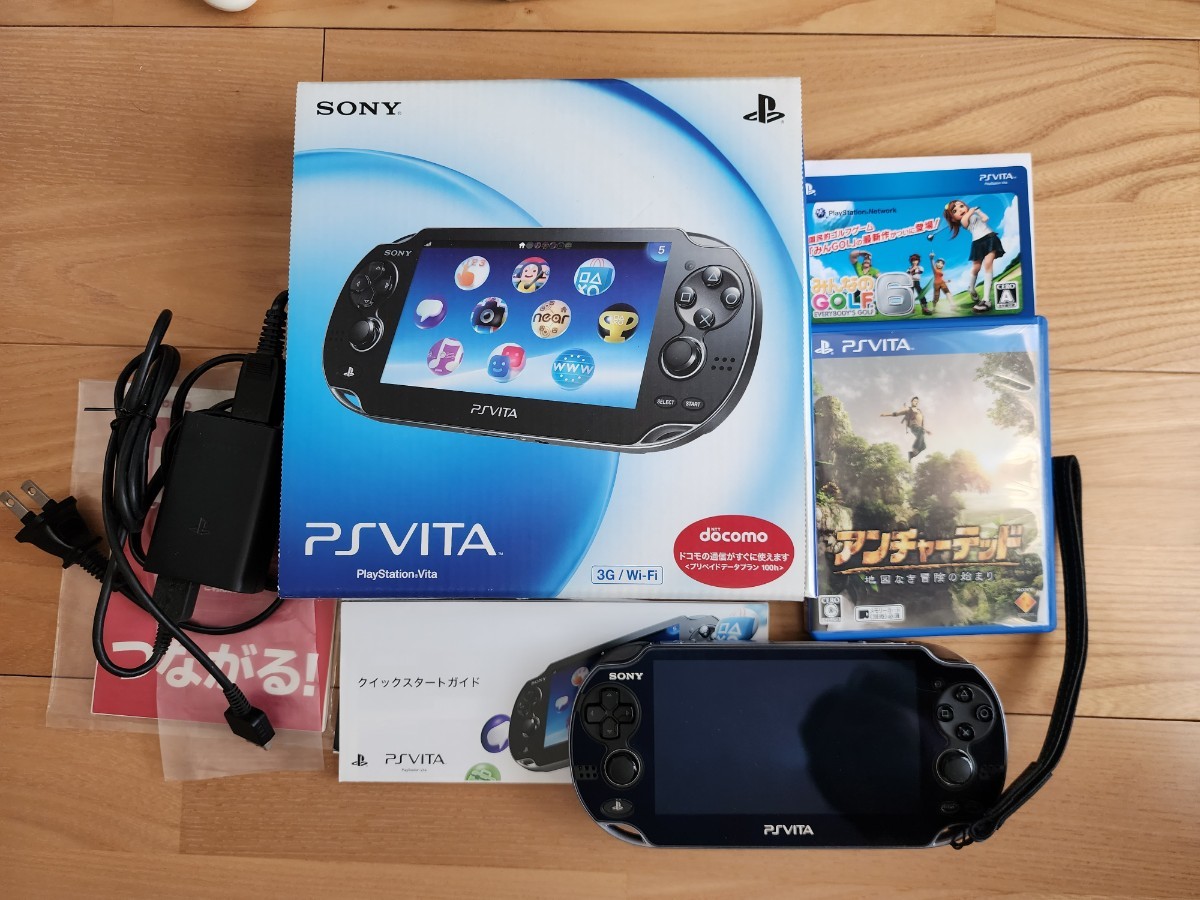 SONY PSVITA WiFiモデル　本体＋ソフト付_画像1