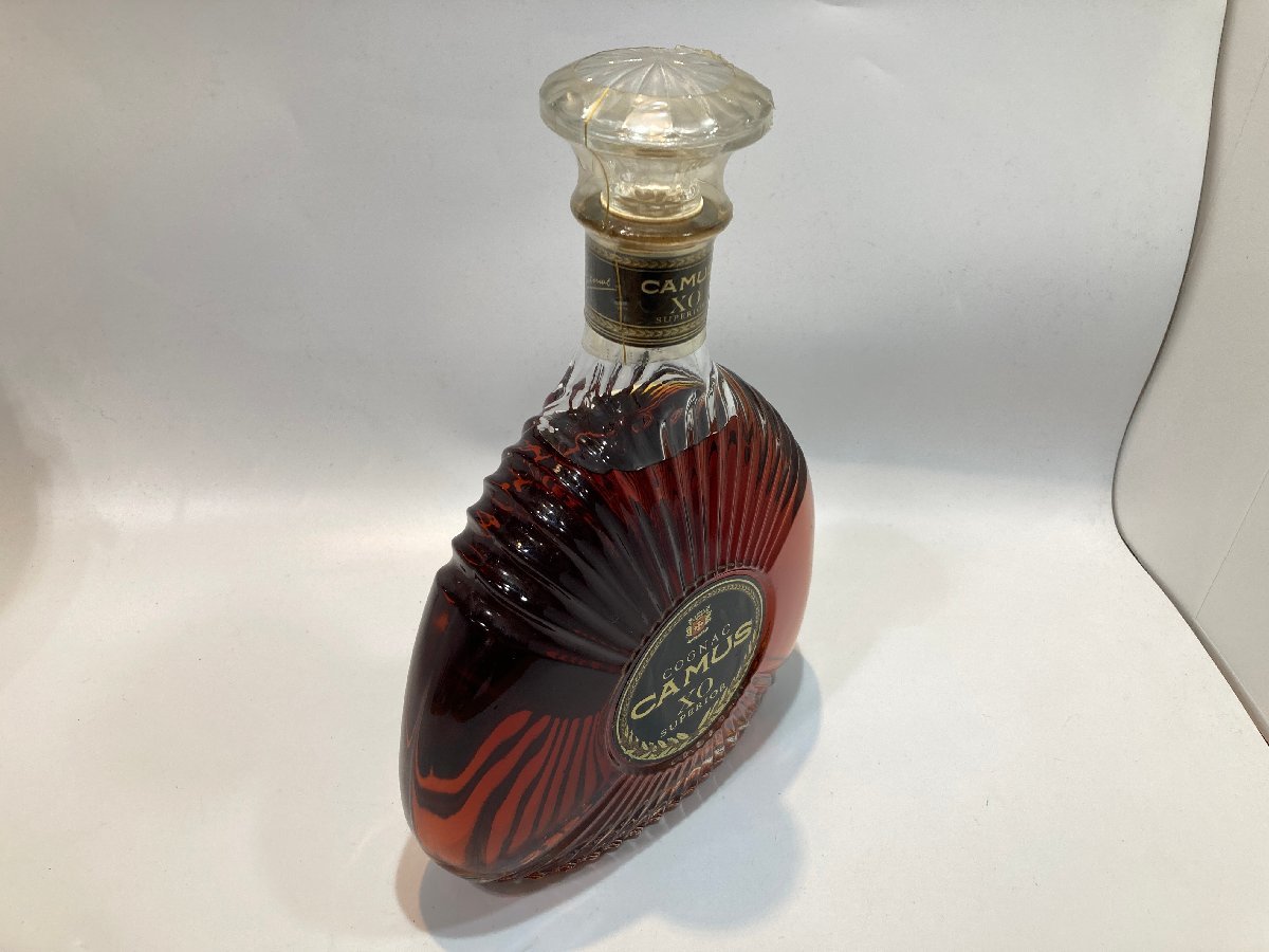 未開栓【2t121741】CAMUS XO SUPERIOR カミュ エックスオー スペリオール コニャック COGNAC 1000ml 1L 40度 FRANCE フランス ブランデー_画像4