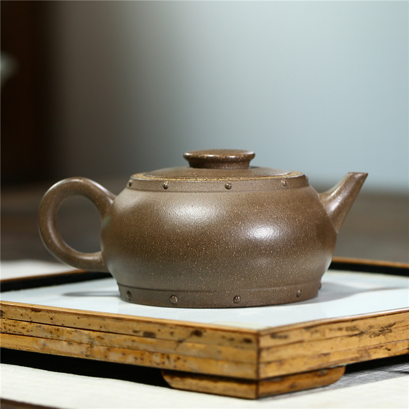 一等品 紫砂壷 茶壺 手作り 茶壷 茶入 煎茶道具 煎茶道具急須 常滑焼 茶器 茶道具 工芸品陶芸 容量：250ML_画像1