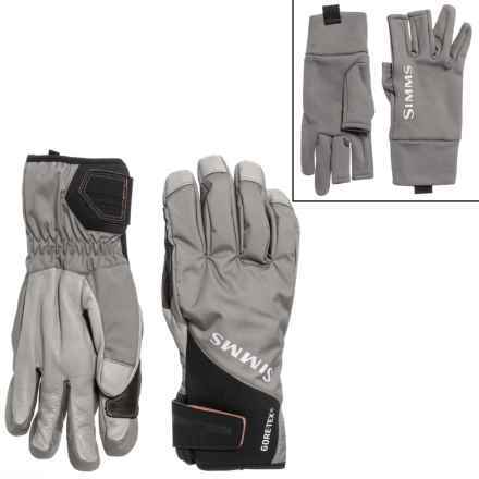 Simms Prodry glove Gore-tex Pro dry перчатка + подкладка S Charcoal