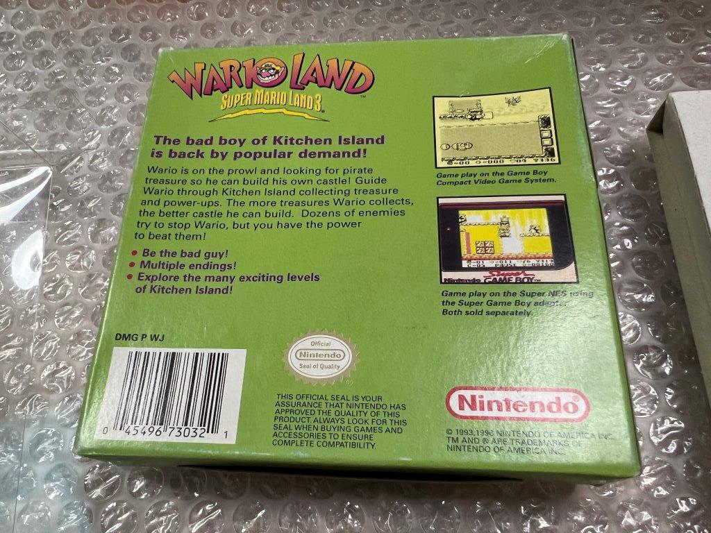 GB Super Mario Land 3 Wario Land / マリオ ワリオ ベスト版 北米版 海外 輸入 状態画像参照 動作確認済 送料無料 同梱可