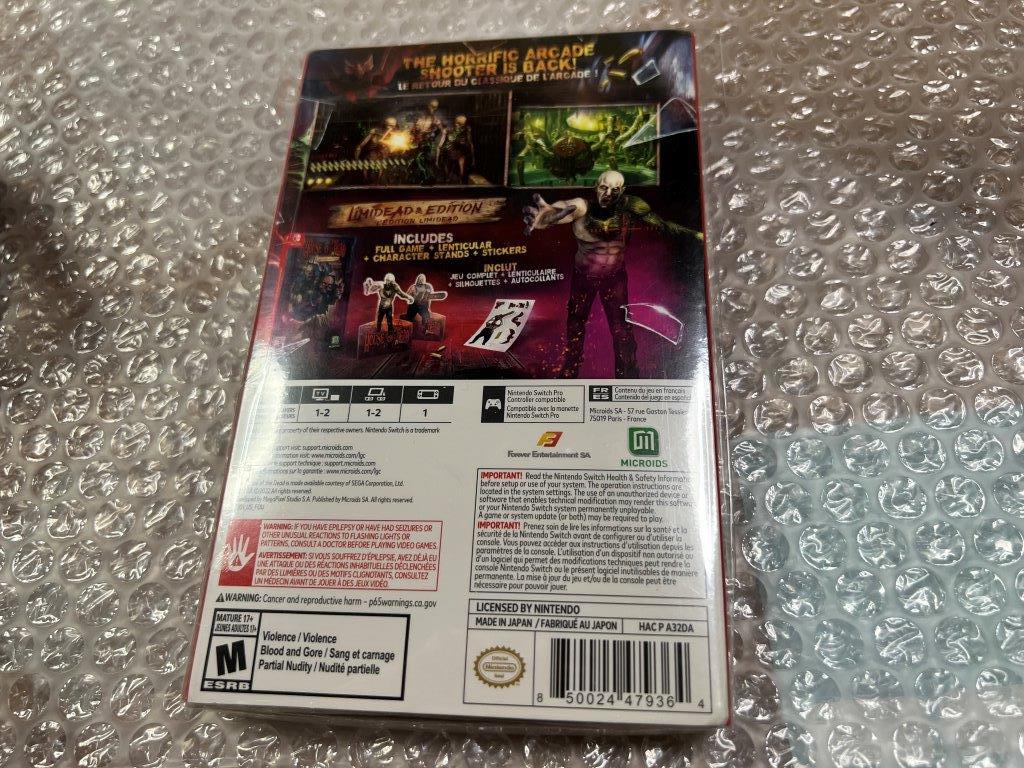 SW The House of the Dead Remake Limidead Edition / ハウス・オブ・ザ・デッド 限定版 新品未開封 北米版 海外 輸入 送料無料 同梱可