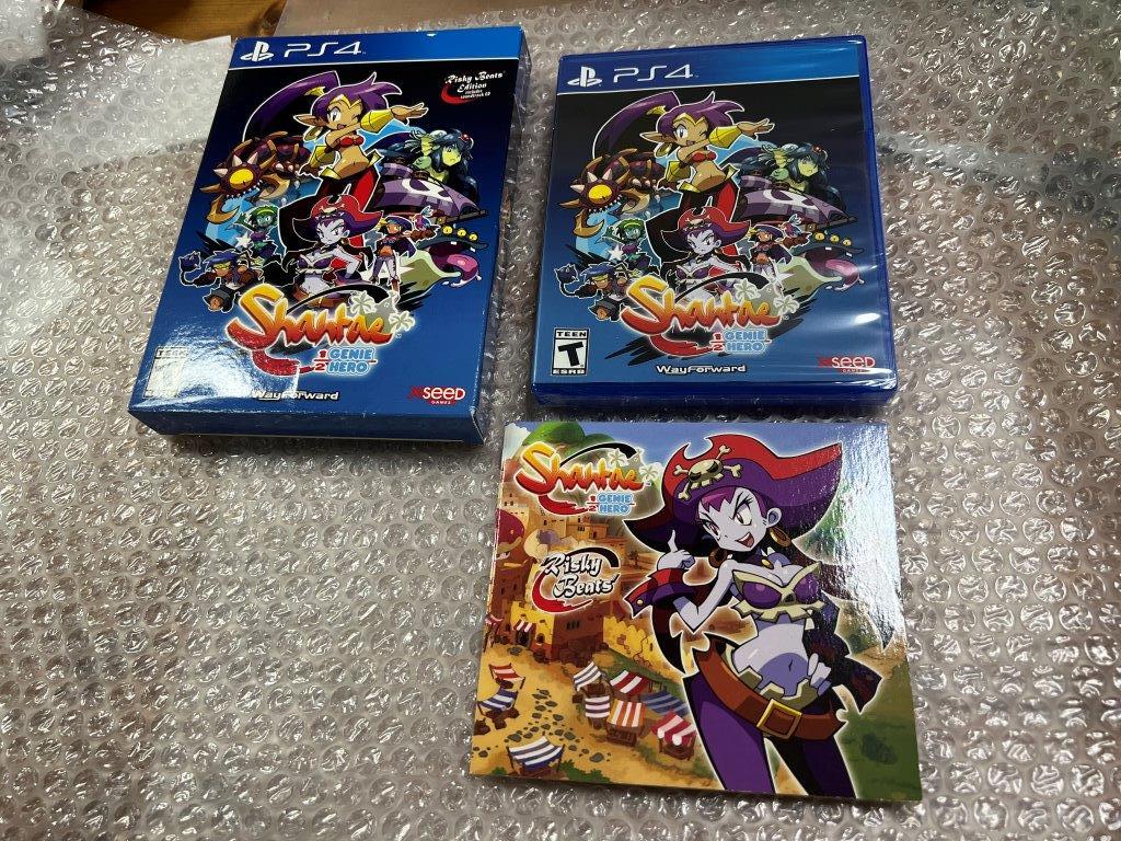 PS4 シャンティ ハーフ・ジーニー ヒーロー / Shantae 1/2 Genie Hero Risky Beats 北米限定版 輸入 海外 箱のみ開封 送料無料 同梱可