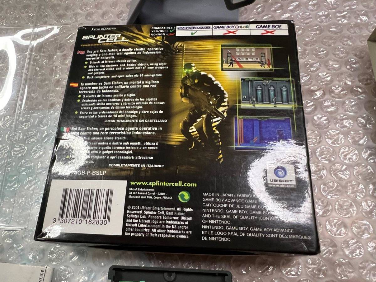 GBA Splinter Cell Pandora Tomorrow / スプリンターセル 欧州版 GBA Splinter Cell Pandora Tomorrow / スプリンターセル 欧州版
