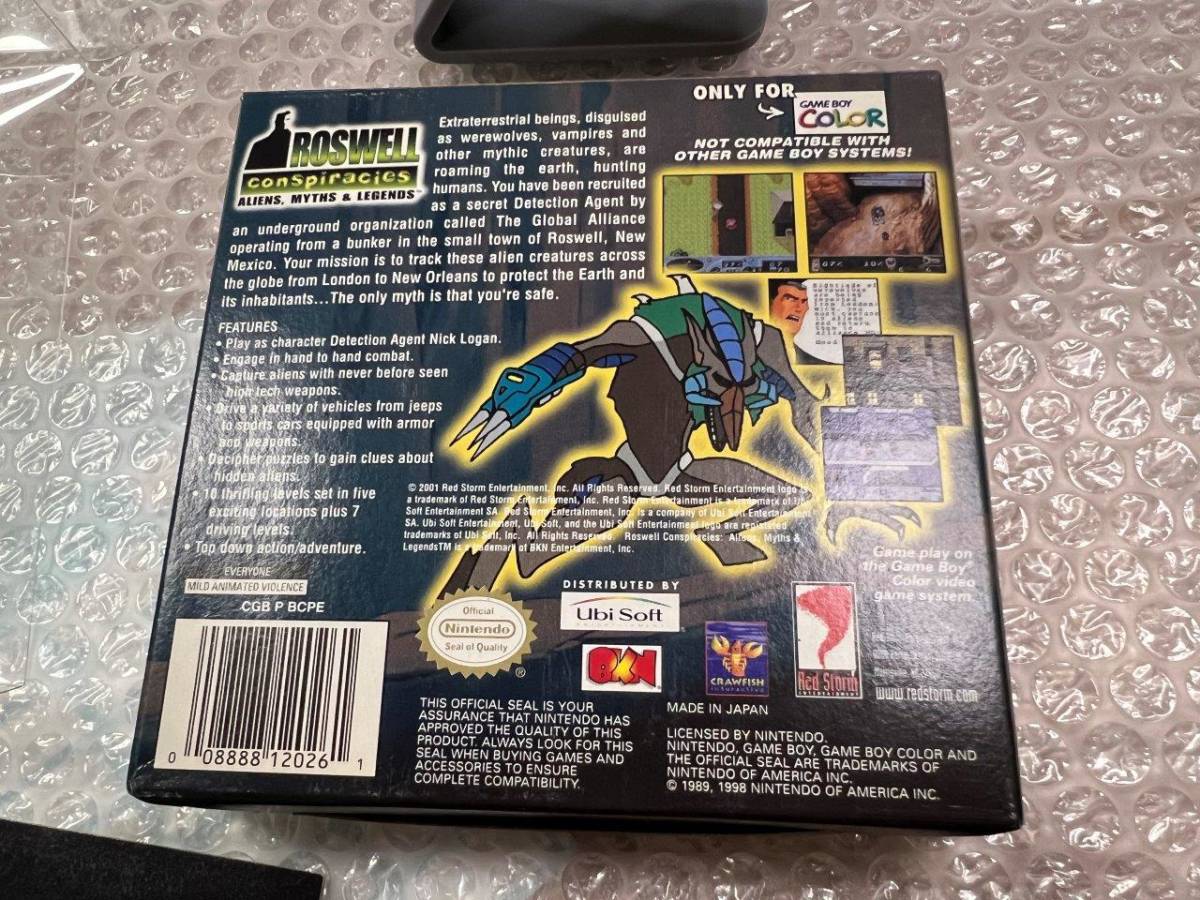 GBA Roswell Conspiracies Aliens, Myths & Legends 北米版 海外 輸入 状態画像参照 動作確認済 送料無料 同梱可 GBA Roswell Conspiracies Aliens, Myths & Legends 北米版 海外 輸入 状態画像参照 動作確認済 送料無料 同梱可