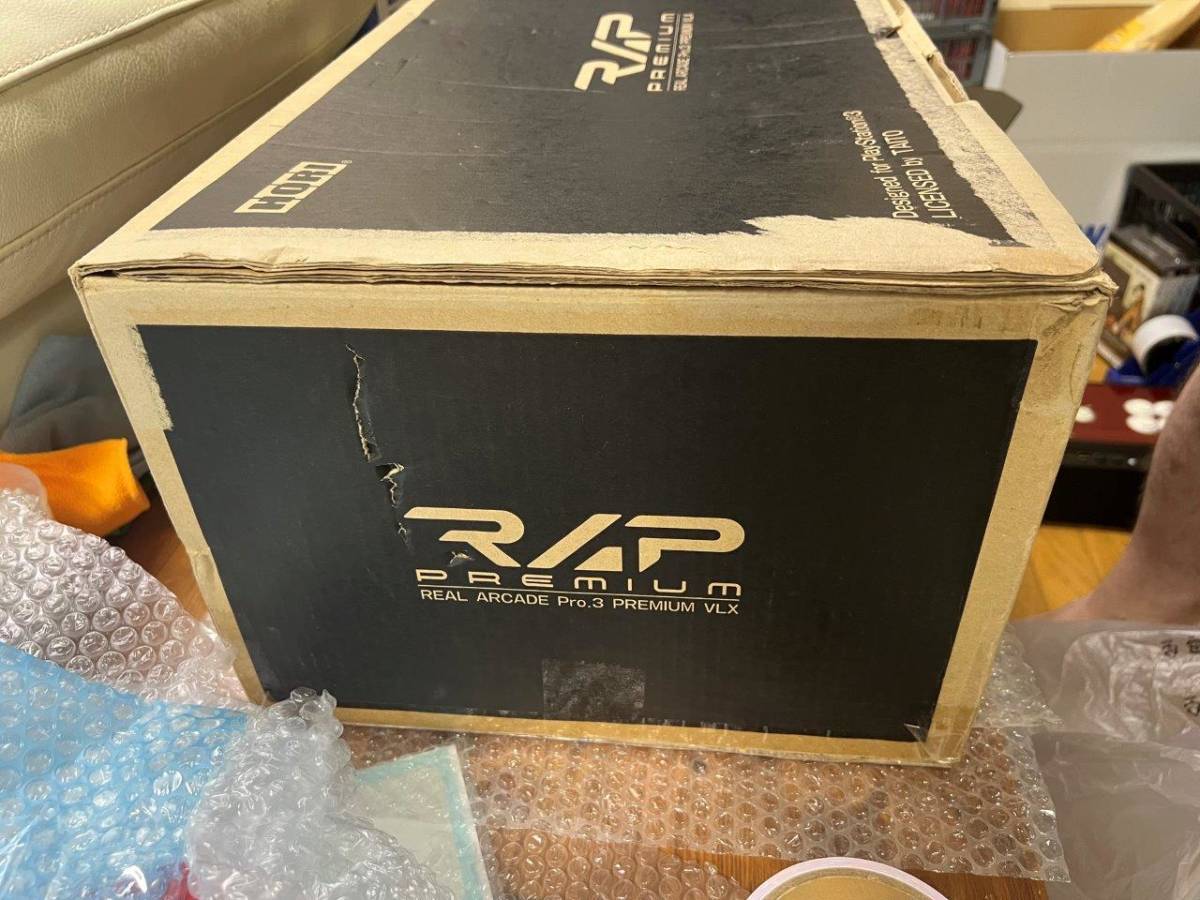 PS3 アーケードスティック RAP3プレミアム VLX HP3-61 中古動作確認済 箱痛（中）完品 送料無料 同梱可