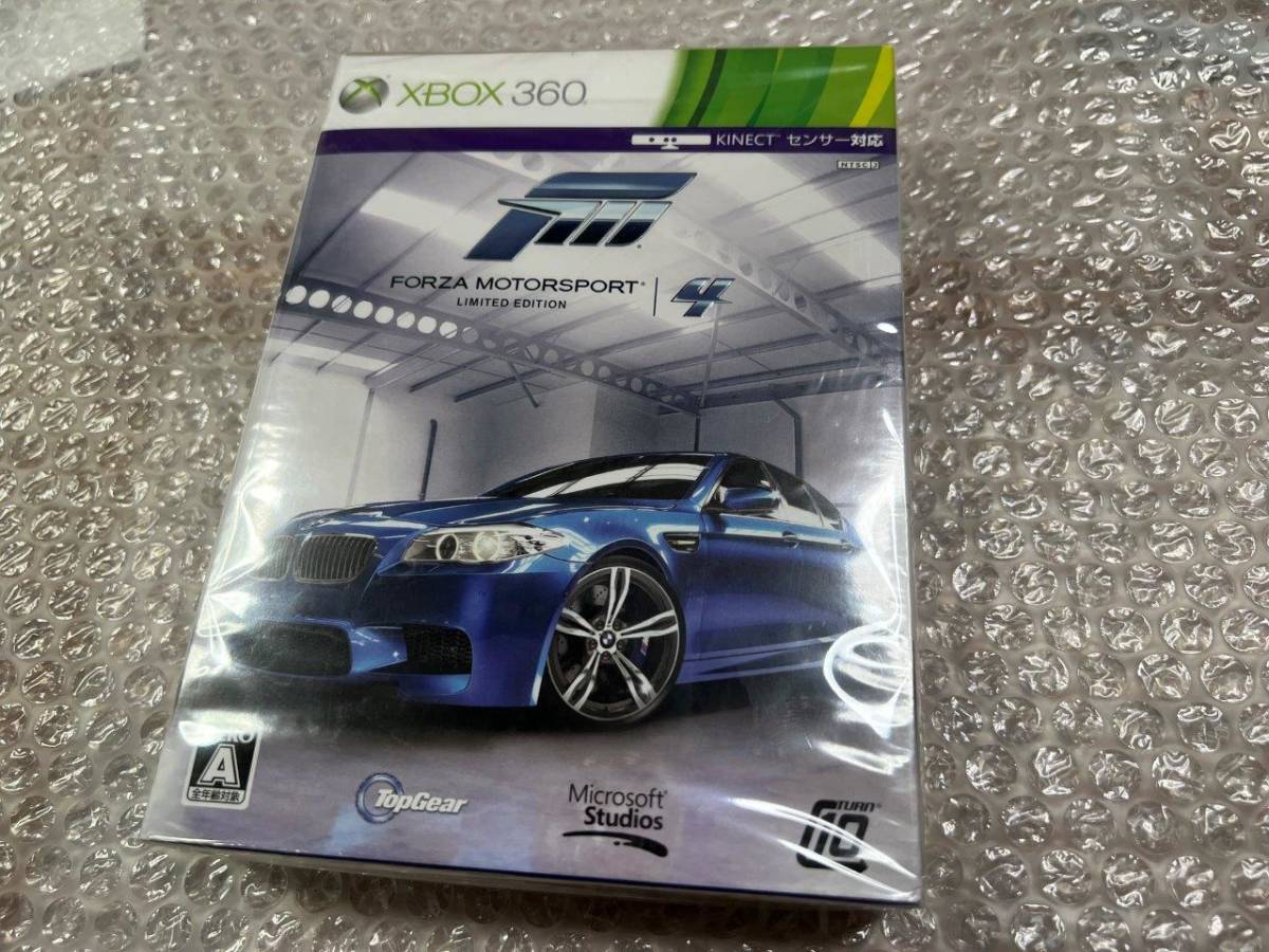 XBOX360 フォルツァモータースポーツ4 / Forza Motorsport 限定版 新品未開封 破れなし 日焼けなし 送料無料 同梱可