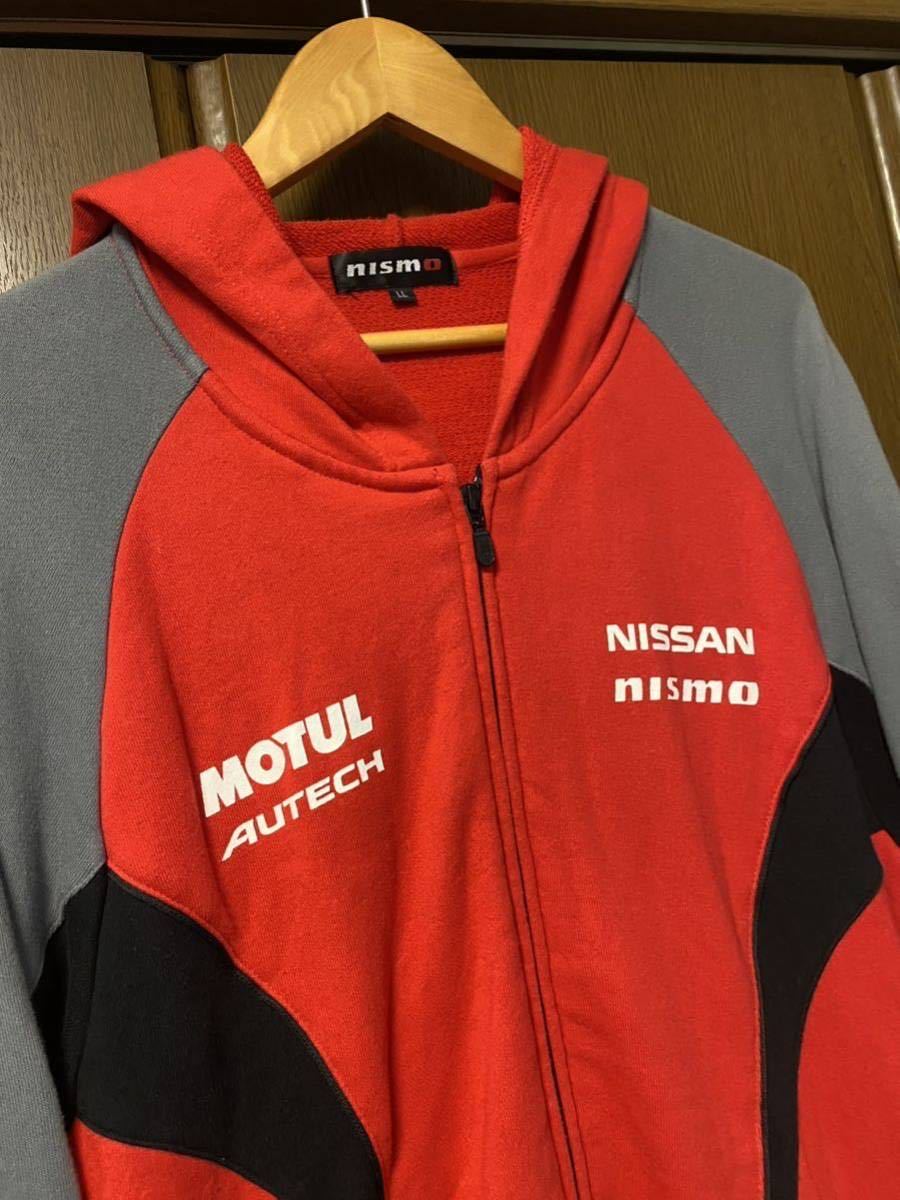 NISSAN NISMO MOTUL AUTECH スウェットパーカー LL 日産_画像3