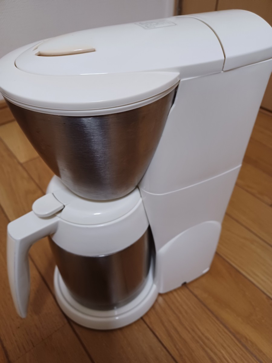 即決！特価！完動品！メリタ コーヒーメーカー Melitta JCM-561 ホワイト used _画像3