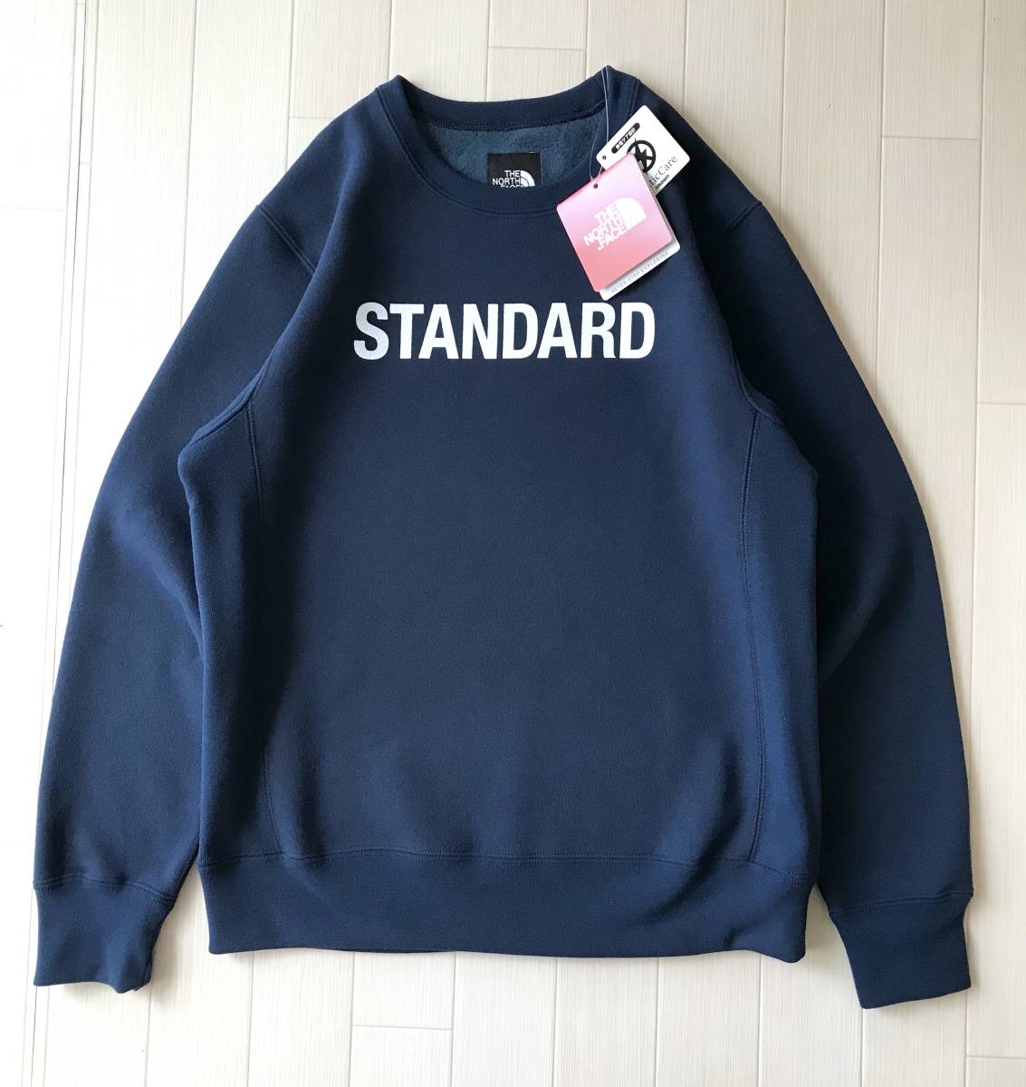 ■完売・限定■日本製■ THE NORTH FACE standard / STANDARD CREW / N ネイビー / S サイズ / ノースフェイス スウェット シャツ