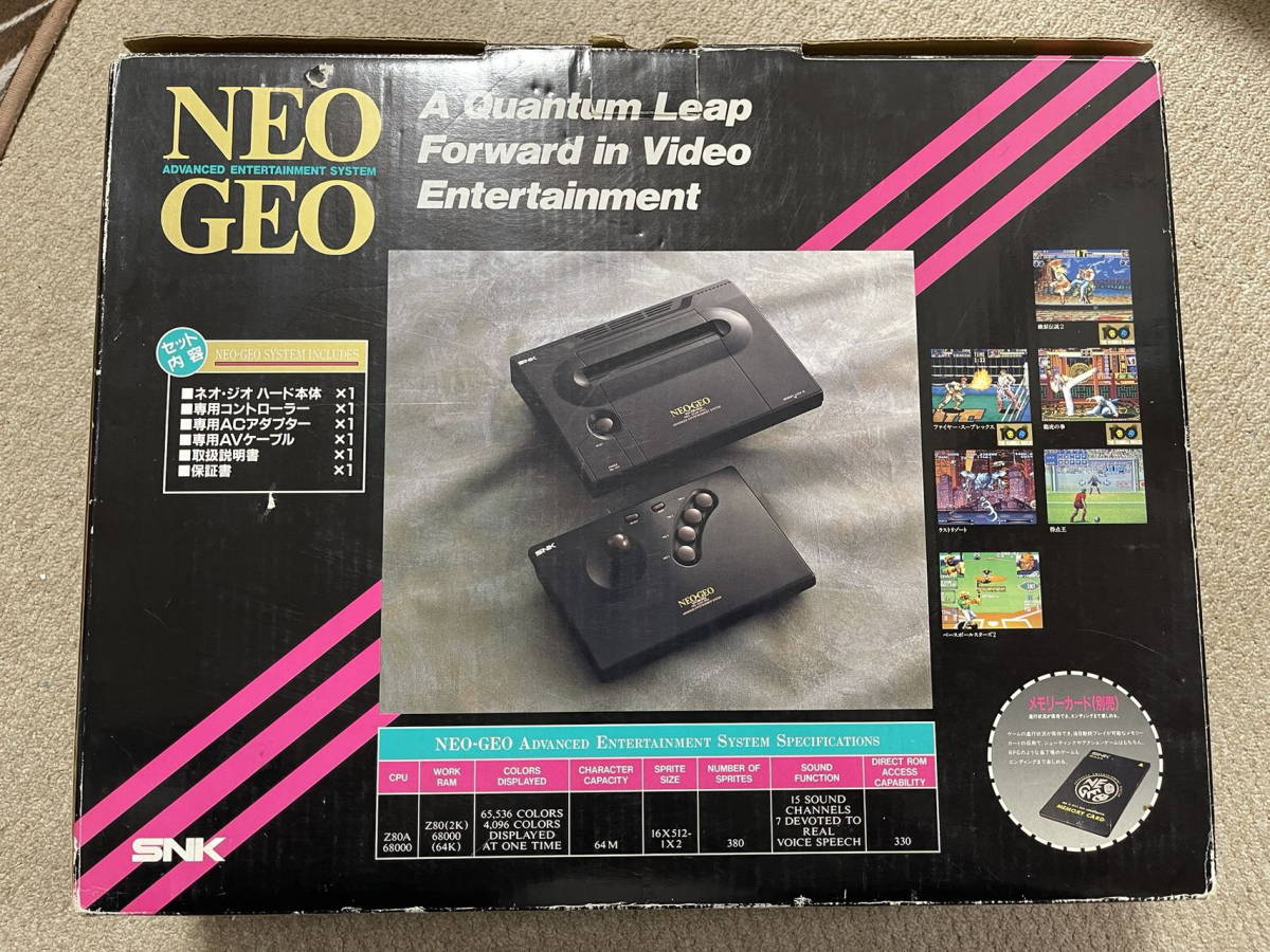SNK NEOGEO ネオジオ 本体 NEO-0(NEO-GEO MAX 330 MEGA) 超美品 SNK NEOGEO ネオジオ 本体 NEO-0(NEO-GEO MAX 330 MEGA) 超美品