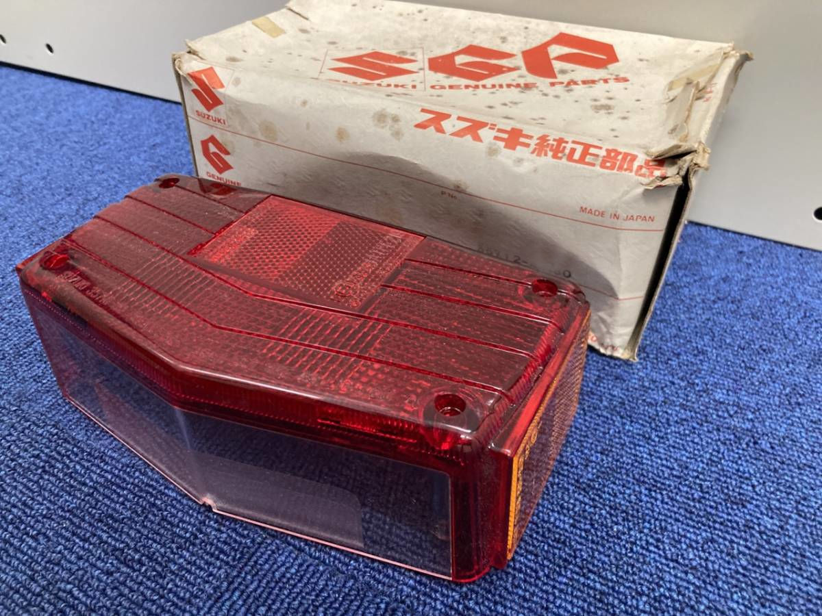 当時物 純正 GSX400E GSX250E ザリ オレンジリフレクター テールレンズ 未使用 絶版 (検) 昭和 CGC BEET キジマ 反射板 JMC カフェ 千代田_画像4