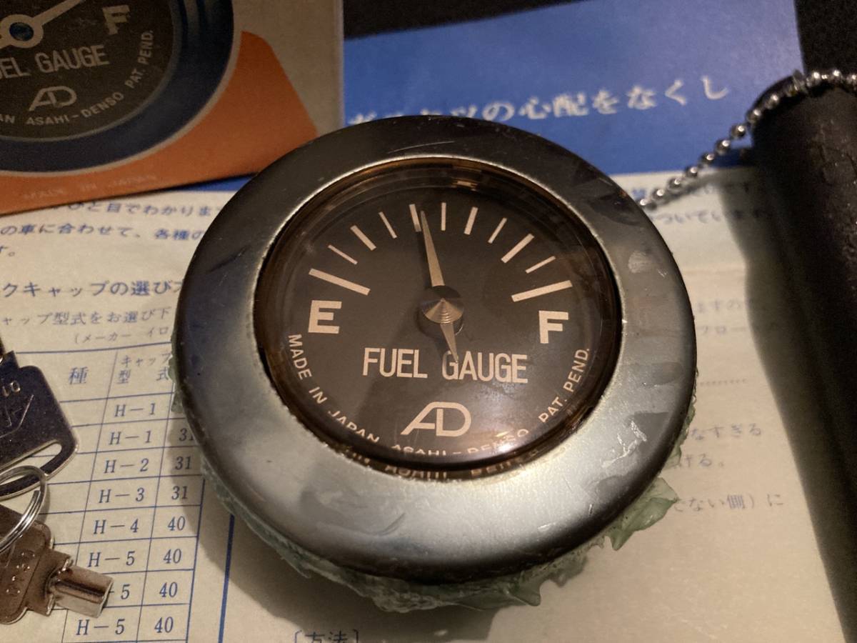  morning day electrical gauge tanker cap 40mm that time thing new goods RZ250 RZ350 cs90 Monkey Gorilla ( inspection ) cs90 cd rare HONDA Showa era YAMAHA