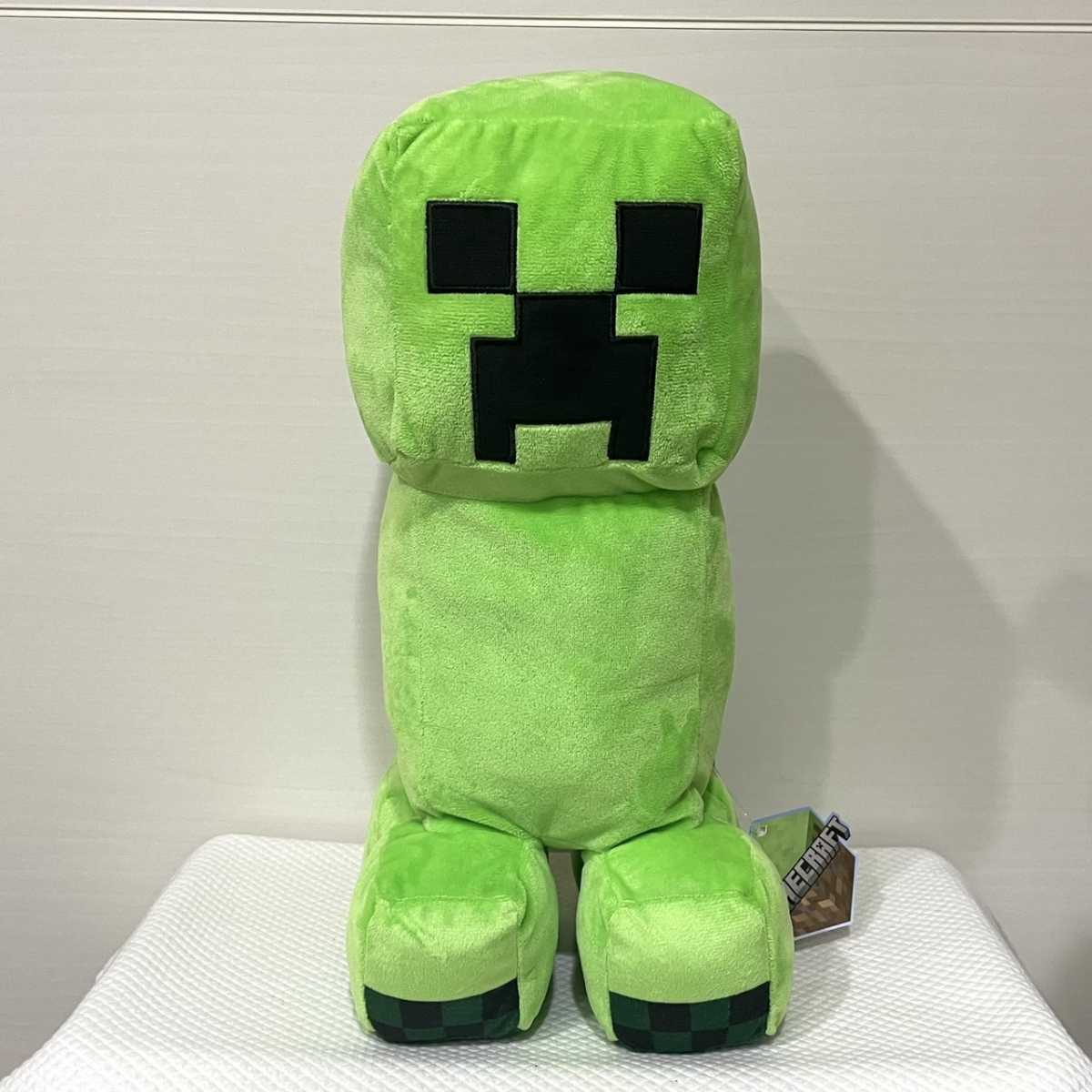 【クリーパー】MINECRAFT マインクラフト クリーパー BIGぬいぐるみ 全1種 全高約40cm マイクラ タグ付き 新品/抱き枕 クッション PW_画像2