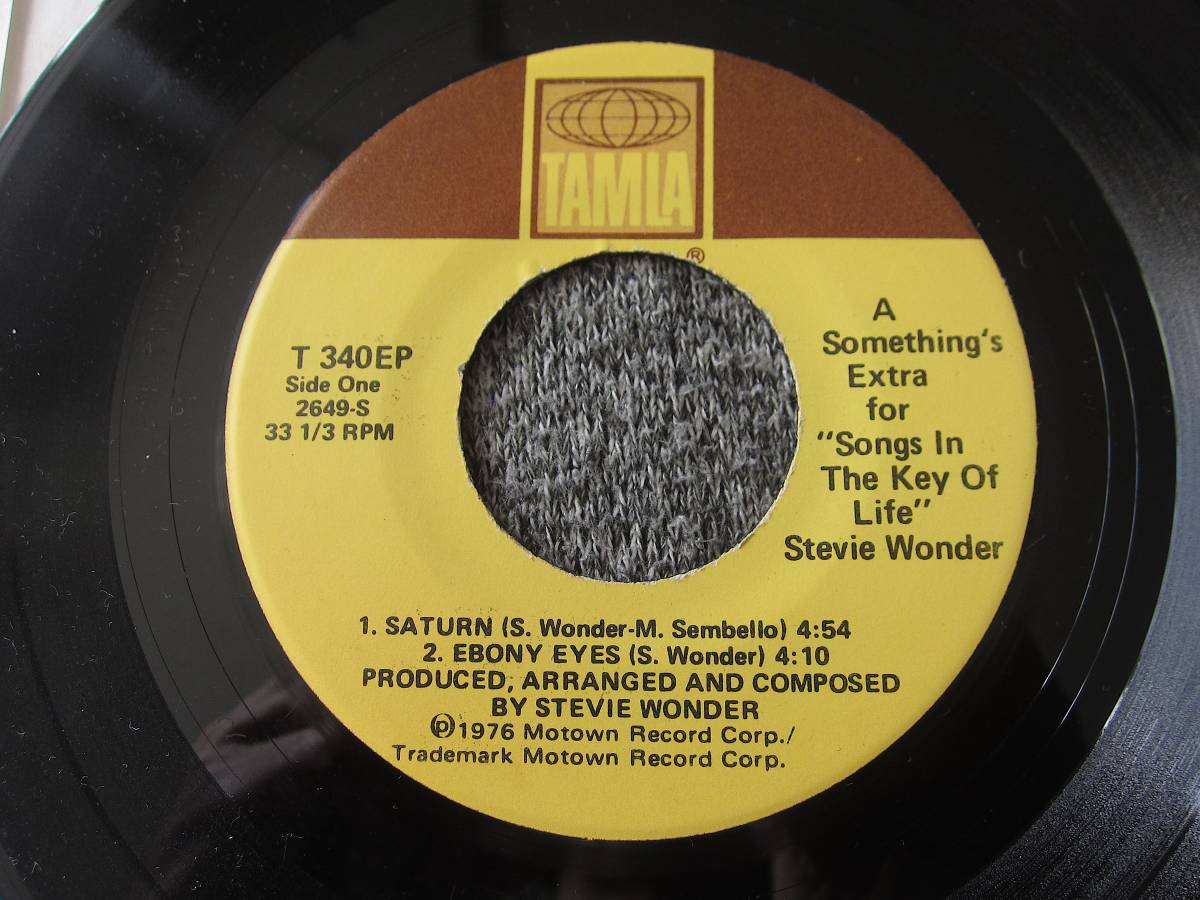 □ STEVIE WONDER KEY OF LIFE 米盤オリジナル見開きカバー 盤状態良好の画像9